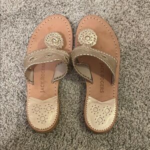 Jack Rogers Women's Beige Sandals